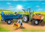 Playmobil - Tractor Cu Remorca Si Muncitor - PM71249 (PM71249)