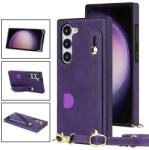  Husa de protectie NEA cu curea pentru Samsung Galaxy S23 5G violet