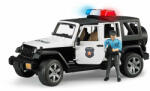 BRUDER - jeep wrangler unlimited rubicon de politie cu sirena si figurina (BR02526)