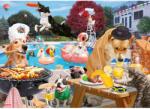 Ravensburger Puzzle catei la piscina, 1000 piese (RVSPA16810) - bekid