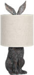 Clayre & Eef Veioza polirasina maro abajur bej Iepuras 20x45 cm (6LMC0013)