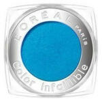 L'Oréal Fard de ochi, Loreal, Color Infallible 24H rezistenta, 018 Blue Curacao, Albastru