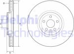DELPHI Disc frana DELPHI BG9178C (BG9178C) - automobilus