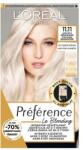 L'Oréal Préférence Le Blonding vopsea de păr 1 buc pentru femei 11.11 Ultra Light Cold Crystal Blonde