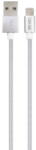 Grixx Cablu date GRIXX Optimum - 8-pin to USB Apple MFI License, impletit, lungime 1m - alb (GROIPCA8PINFW01) - vexio
