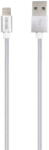 Grixx Cablu date GRIXX Optimum - 8-pin to USB Apple MFI License, impletit, lungime 3m - alb (GROIPCA8PINFW03) - vexio