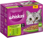 Whiskas 12x85g Whiskas 7+ Senior vegyes válogatás szószban nedves macskatáp