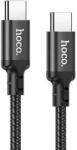 hoco. Cablu Date si Incarcare USB Type-C la USB Type-C HOCO X14 Double Speed, 1 m, 60W, Negru (cb/Hoc/TypC/X14/1m/n/bl) - vexio