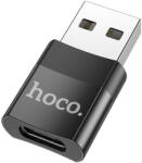 hoco. Adaptor conversie USB Type-C la USB HOCO UA17, Negru (ada/ot/us/hoc/ua17/ne) - vexio