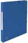 OXFORD Mapa A4, carton MultiStrat 390g/mp, cu elastic, 25mm latime, OXFORD Top File - albastru (OX-400114361) - vexio
