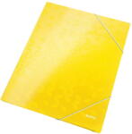 Leitz Mapa cu elastic Leitz WOW, carton laminat, FSC, A4, 250 coli, galben (L-39820016) - vexio