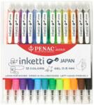 PENAC Stilouri Set 12 pixuri cu gel PENAC Inketti - culori asortate (P-BA3601EF-WP12) - vexio