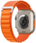Hoco Curea nylon Hoco Alpine Loop compatibila cu Apple Watch 1/2/3/4/5/6/SE/7/8, 42/44/45/49mm, Portocaliu