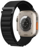 Hoco Curea nylon Hoco Alpine Loop compatibila cu Apple Watch 1/2/3/4/5/6/SE/7/8, 42/44/45/49mm, Negru