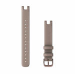 Garmin Lily curea piele italiană 14mm - paloma cu elemente metalice bronz închis (010-13068-A0)