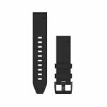 Garmin curea piele neagra QuickFit 22 pentru Fenix 5 18 (010-12740-01)