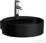 Laufen Val SaphirKeramik 40x42, 5 cm-es csiszolt aljú mosdó, matt fekete H8132817161041 (H8132817161041)