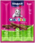 Vitakraft Cat Stick Mini Kabanosy csirkével és fűvel 3x18g