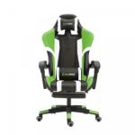 Herzberg Herzberg tri-színű gaming és irodai szék lineáris díszítéssel, zöld (HG-8083_GRN)