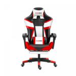 Herzberg Herzberg HG-8082 tri-színű gaming és irodai szék T-alakú díszítéssel, piros (HG-8082_RED)