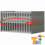  Todi Cube fekvőrács 70×120-as