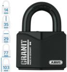 ABUS Granit 37RK/70 SZP KA egységkulcsos lakat (791642)