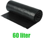  Szemeteszsák 60/65 liter 60 x 70 cm 20 db/tekercs fekete - bolt