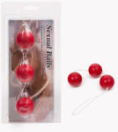 Orion Sexual Balls - Bile vaginale, roșu, 24 cm
