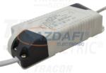 TRACON DLDD18W Fényerő-szabályozható meghajtó a LED-DL-18 panelekhez 220-240 V, 50 Hz, 18 W, 450 mA (DLDD18W)