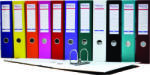 Optima Biblioraft A4, plastifiat PP/paper, margine metalica, 75 mm, Optima Basic - gri (OP-50007504) - pcone
