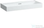 Laufen Kartell By Laufen 100x46 cm-es mosdó csaplyuk nélkül, Matt fehér H8103377571091 (H8103377571091)