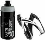 Elite CEO Bottle Cage + Jet Bottle Kit Black Glossy/Black Grey 350 ml Bidon (0206114)