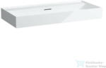 Laufen Kartell By Laufen 100x46 cm-es mosdó csaplyuk nélkül, LCC bevonattal fehér H8103374001091 (H8103374001091)