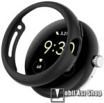  Google Pixel Watch 3 41mm, Watch 2, Watch 1, Okosóra műanyag védőtok, Keret, Bumper, Fekete