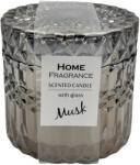 Home Fragance Lumanare parfumata MUSK in bomboniera sticla, 9x9 cm
