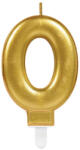  Gold, Arany számgyertya 0-ás tortagyertya (DPA9901772) - kidsfashion
