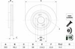 Bosch Disc frana BOSCH 0 986 479 F35 (0 986 479 F35) - automobilus