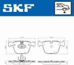 SKF set placute frana, frana disc SKF VKBP 90471 (VKBP 90471)