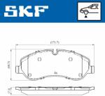 SKF set placute frana, frana disc SKF VKBP 80029 E (VKBP 80029 E)