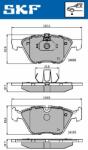 SKF set placute frana, frana disc SKF VKBP 80141 (VKBP 80141)