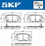 SKF set placute frana, frana disc SKF VKBP 90253 A (VKBP 90253 A)