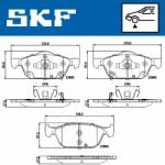 SKF set placute frana, frana disc SKF VKBP 80320 A - automobilus