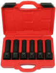 Ellient Tools Légkulcsfej készlet 3/4" 6 db-os hosszú E18-E20-E22-E24 +12 szögű17-19 mm (AT8106A)