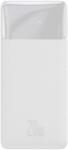 Baseus Външна батерия/power bank/ Baseus Bipow Overseas Edition, 30000mAh, 20W, 1x USB-C, 2x USB-A, бяла (PPBD050402)