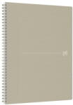 OXFORD Caiet cu spirala A4+, OXFORD Origins, 70 file-90g/mp, Scribzee, coperta PP - dictando - nisip (OX-400150004) - vexio