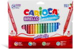CARIOCA super lavabila, cu 2 capete, varf subtire/gros, 24 culori/cutie, CARIOCA Birello (CA-42758)