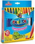 CARIOCA super lavabila, varf gros 6mm, 12 culori/cutie, CARIOCA Jumbo (CA-40569)