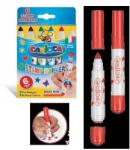 CARIOCA Set 6 markere lavabile, cu 6 stampile diverse forme, cutie carton, CARIOCA Stamp markers (CA-42279)