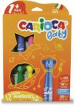 CARIOCA super lavabila, 12 culori/cutie, CARIOCA Baby Teddy +1 (CA-42816)