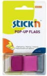 Stick'n Film index autoadeziv 45 x 25mm, 50 file/set, cu dispenser, Stick"n Pop-up - mov (HO-26014)
